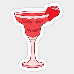 Salty but Sweet - Strawberry Margarita Sticker